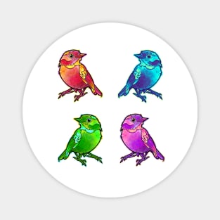 cute birds sticker pack collection Magnet